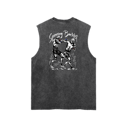 Spinning Backfist Tank Top - ARETE
