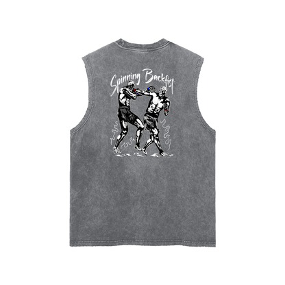 Spinning Backfist Tank Top - ARETE