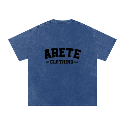NEW - Classic Black Text T-Shirt - ARETE