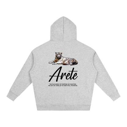 New - Signature Black Text Hoodie - ARETE