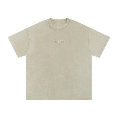 NEW - Classic Black Text T-Shirt - ARETE