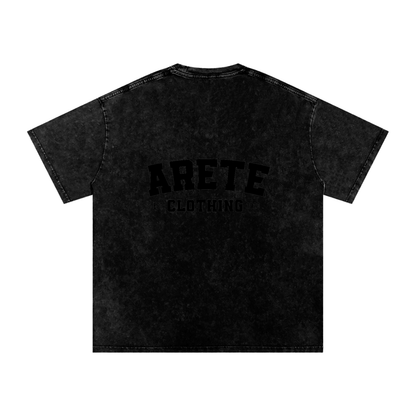 NEW - Classic Black Text T-Shirt - ARETE