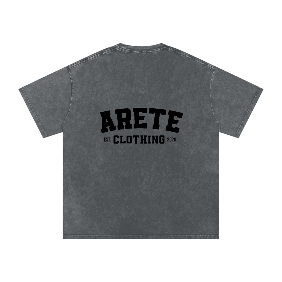 NEW - Classic Black Text T-Shirt - ARETE