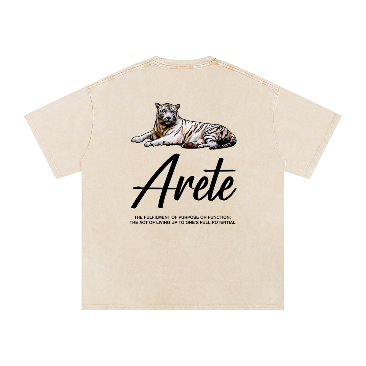 NEW - Signature Black Text T-Shirt - ARETE