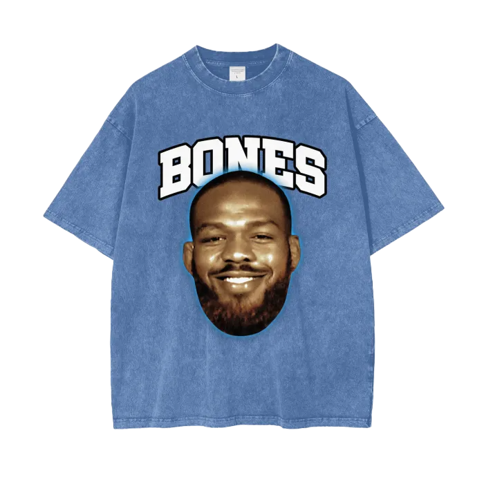 Bones White Text T-shirt - ARETE