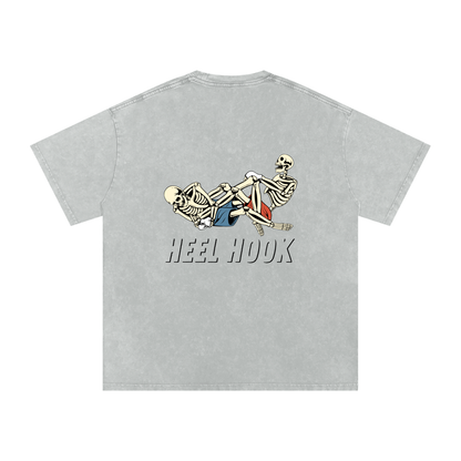 NEW - Heel Hook Black Text T-Shirt - ARETE