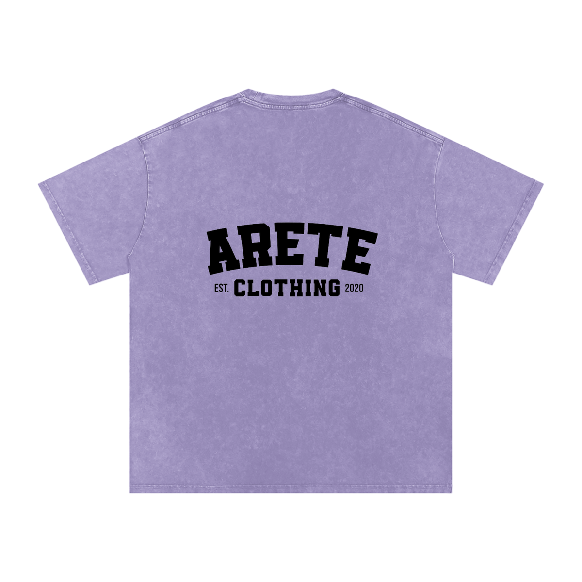 NEW - Classic Black Text T-Shirt - ARETE