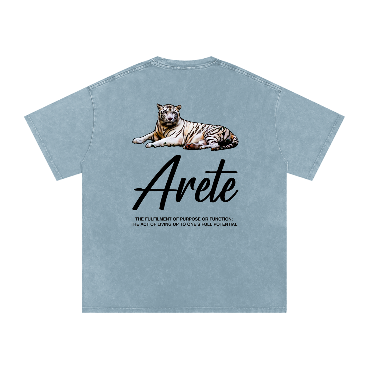 NEW - Signature Black Text T-Shirt - ARETE