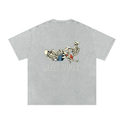 NEW - Heel Hook Beige Text T-Shirt - ARETE