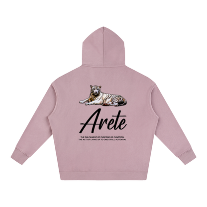 New - Signature Black Text Hoodie - ARETE
