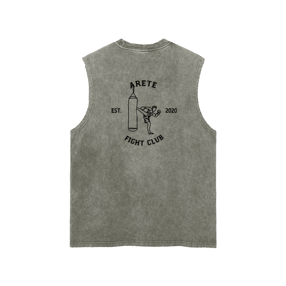 Fight Club Black Text Tank Top - ARETE