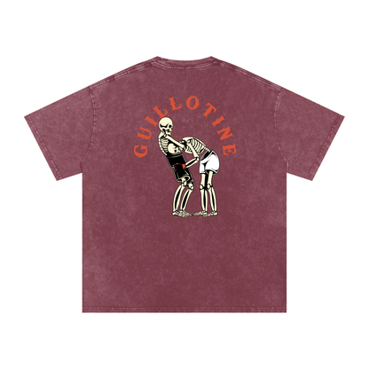 NEW - Guillotine Red Text T-Shirt - ARETE