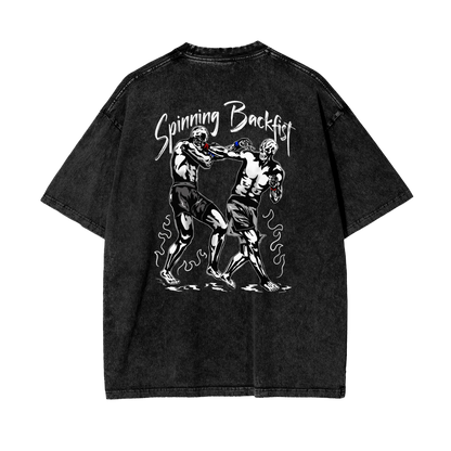 Spinning Backfist T-shirt - ARETE