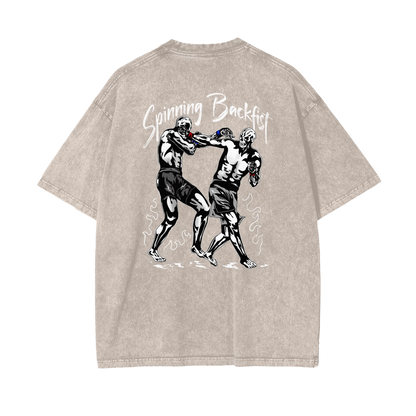 Spinning Backfist T-shirt - ARETE