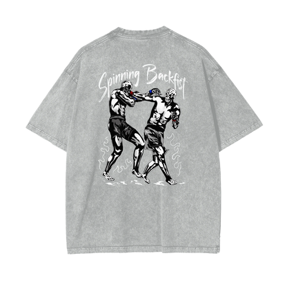 Spinning Backfist T-shirt - ARETE