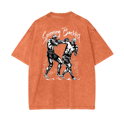 Spinning Backfist T-shirt - ARETE