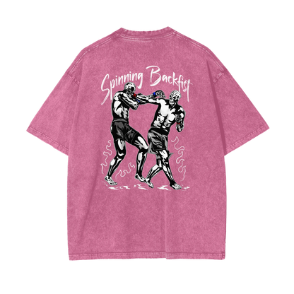 Spinning Backfist T-shirt - ARETE