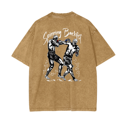 Spinning Backfist T-shirt - ARETE