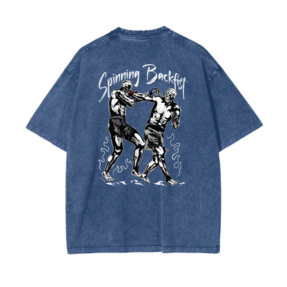 Spinning Backfist T-shirt - ARETE