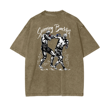 Spinning Backfist T-shirt - ARETE