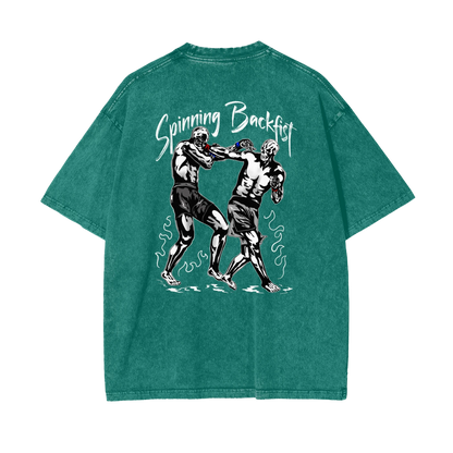 Spinning Backfist T-shirt - ARETE