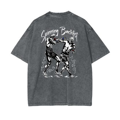 Spinning Backfist T-shirt - ARETE