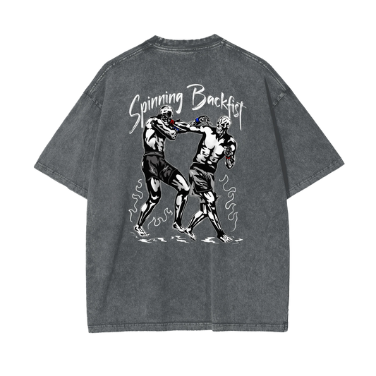 Spinning Backfist T-shirt - ARETE