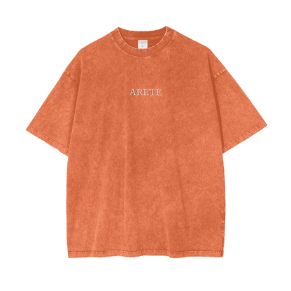 Guillotine Blue Text T-shirt - ARETE