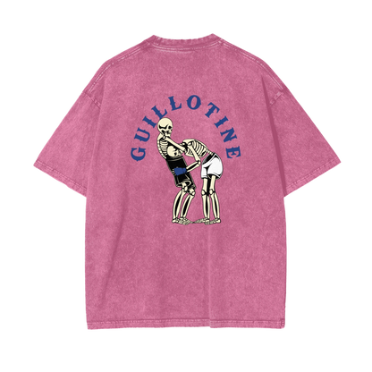 Guillotine Blue Text T-shirt - ARETE