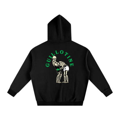 Guillotine Green Text Hoodie - ARETE