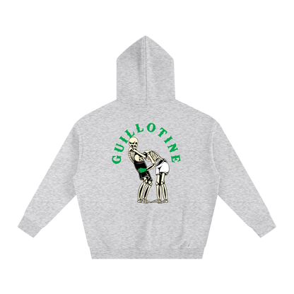 Guillotine Green Text Hoodie - ARETE