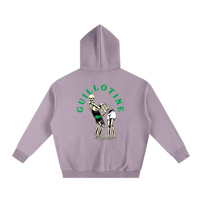Guillotine Green Text Hoodie - ARETE