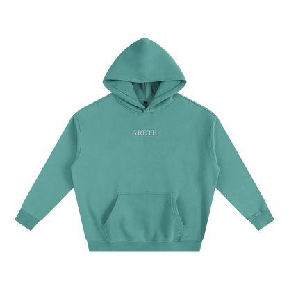 Guillotine Green Text Hoodie - ARETE