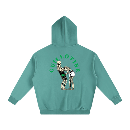 Guillotine Green Text Hoodie - ARETE