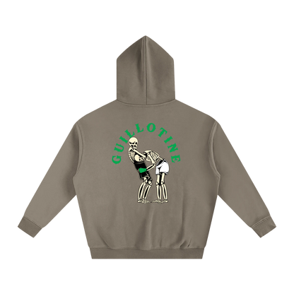 Guillotine Green Text Hoodie - ARETE