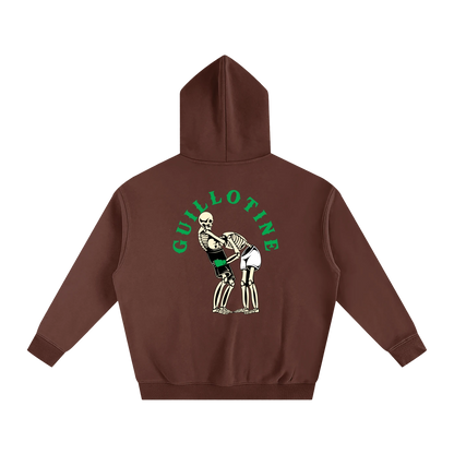 Guillotine Green Text Hoodie - ARETE