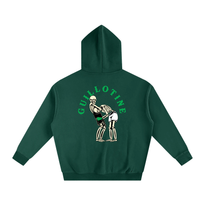 Guillotine Green Text Hoodie - ARETE