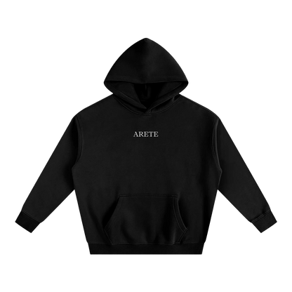 Heel Hook Black Text Hoodie - ARETE