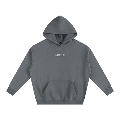 Heel Hook Black Text Hoodie - ARETE