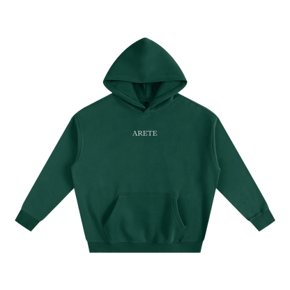 Heel Hook Black Text Hoodie - ARETE