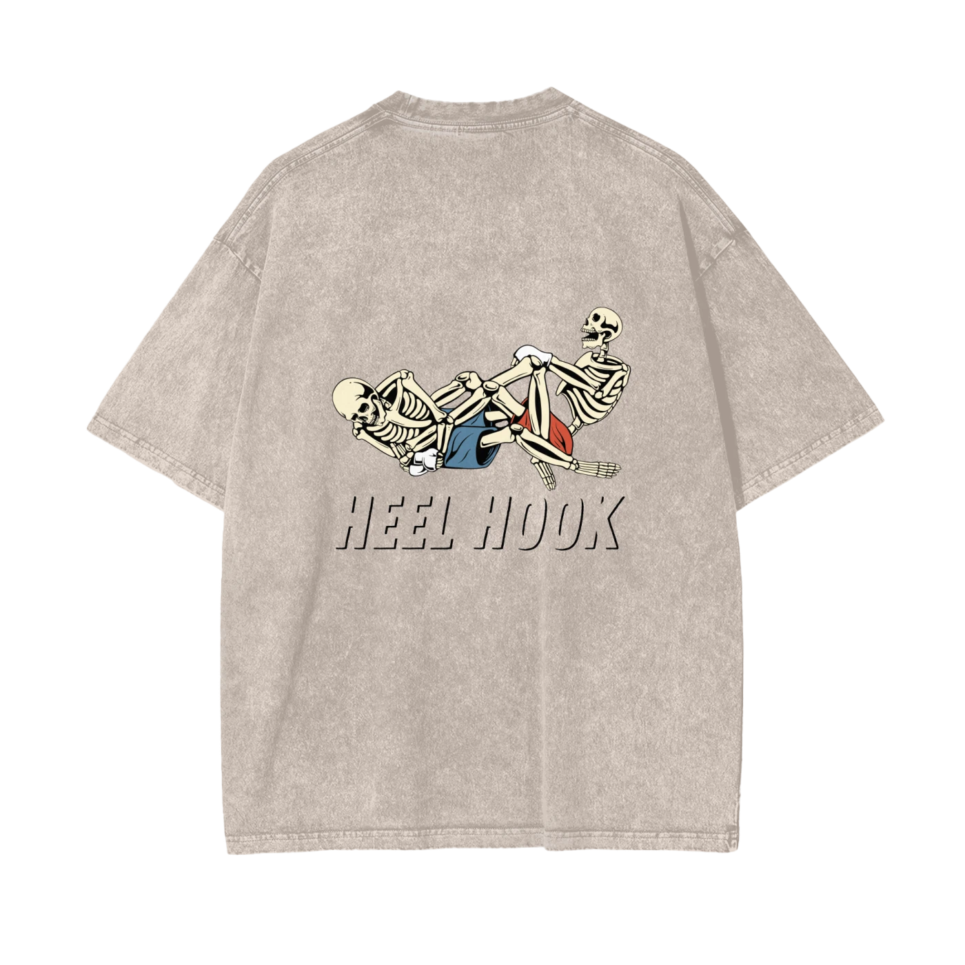 Heel Hook Black Text T-shirt - ARETE