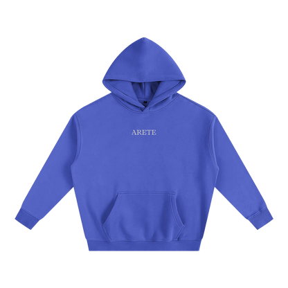 Heel Hook White Text Hoodie - ARETE