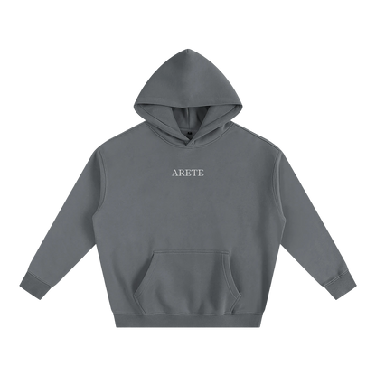 Heel Hook White Text Hoodie - ARETE