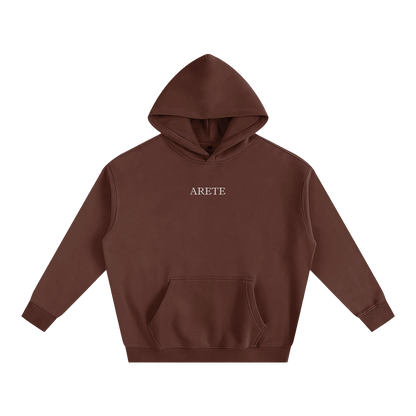 Heel Hook White Text Hoodie - ARETE