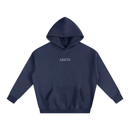 Heel Hook White Text Hoodie - ARETE