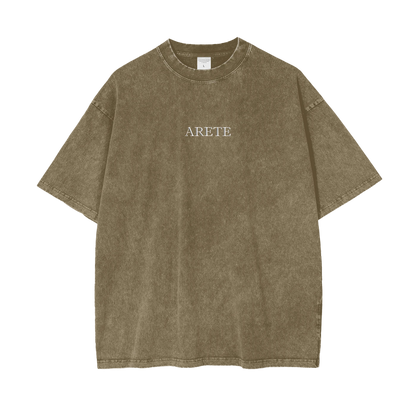 Heel Hook White Text T-shirt - ARETE