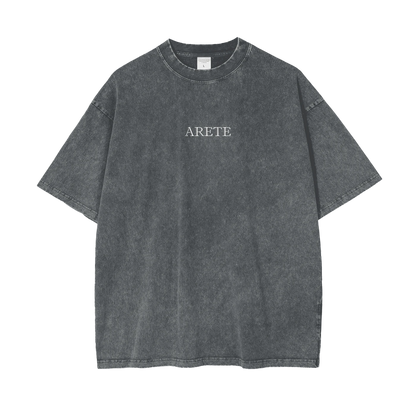 Heel Hook White Text T-shirt - ARETE