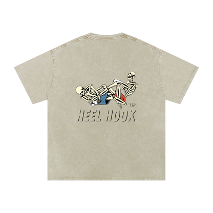 NEW - Heel Hook Black Text T-Shirt - ARETE