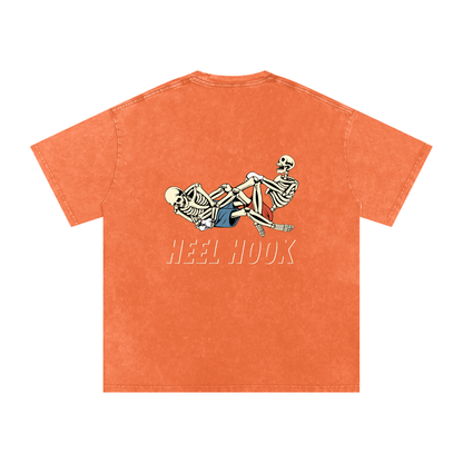 NEW - Heel Hook Beige Text T-Shirt - ARETE