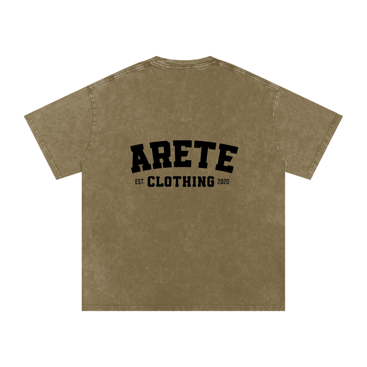 NEW - Classic Black Text T-Shirt - ARETE